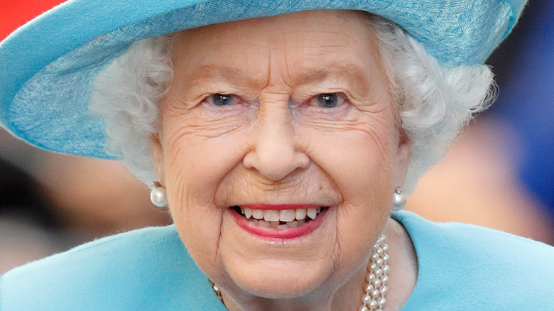 Queen Elizabeth II smiling