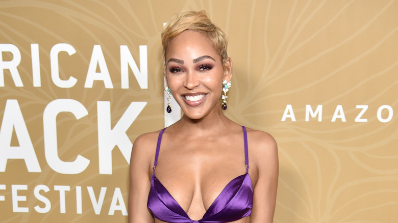 Meagan Good smiling