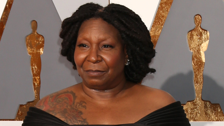 Whoopi Goldberg posing 