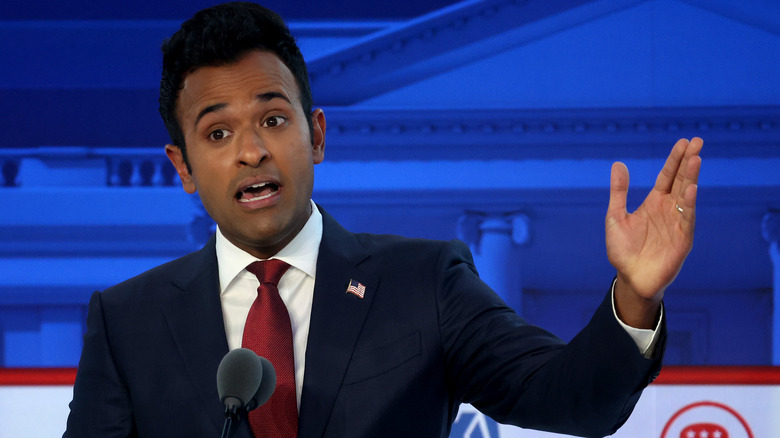 Vivek Ramaswamy speaks at GOP debate