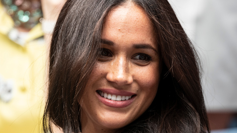 Meghan Markle smiling