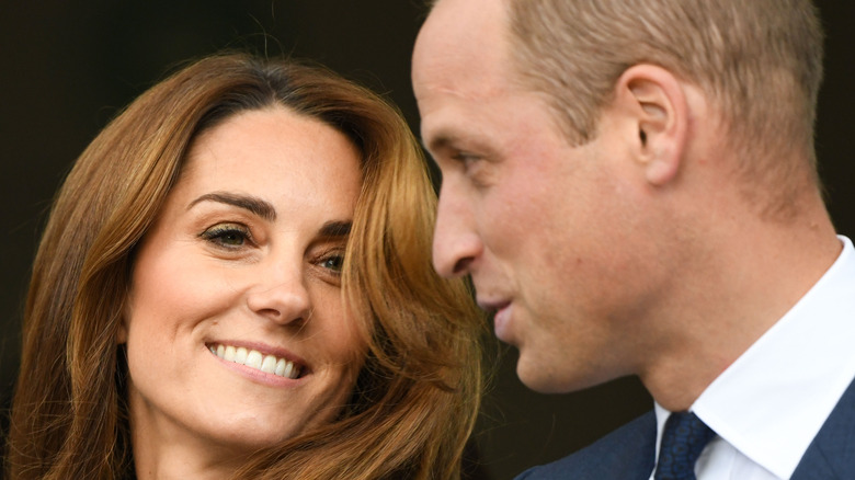 Kate Middleton and Prince William smiling 