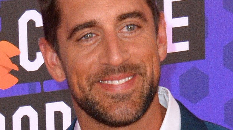 Aaron Rodgers smiling 