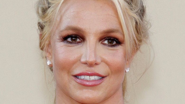 Britney Spears smiling 