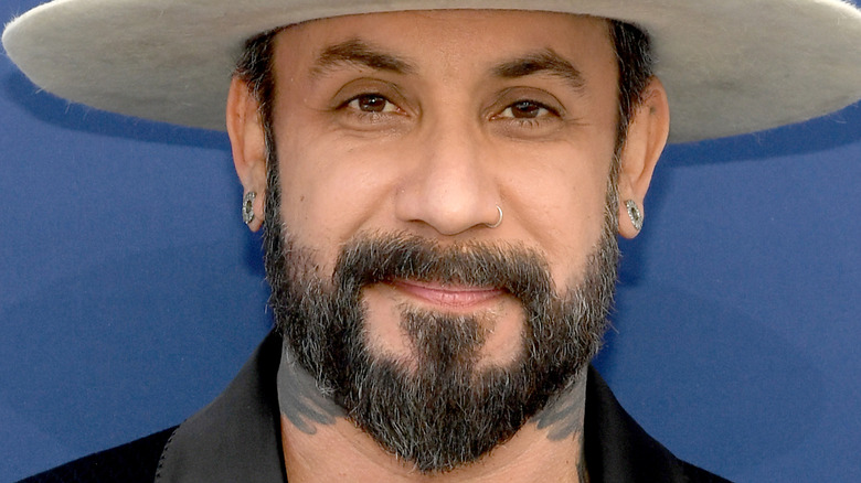 AJ McLean on the red carpet 