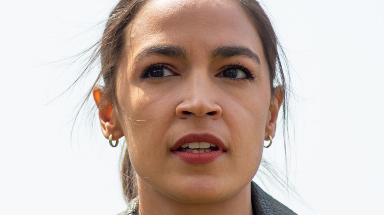 Alexandria Ocasio-Cortez at public event 