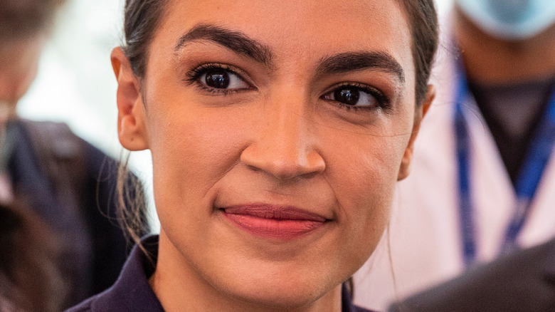 Alexandria Ocasio-Cortez smiling