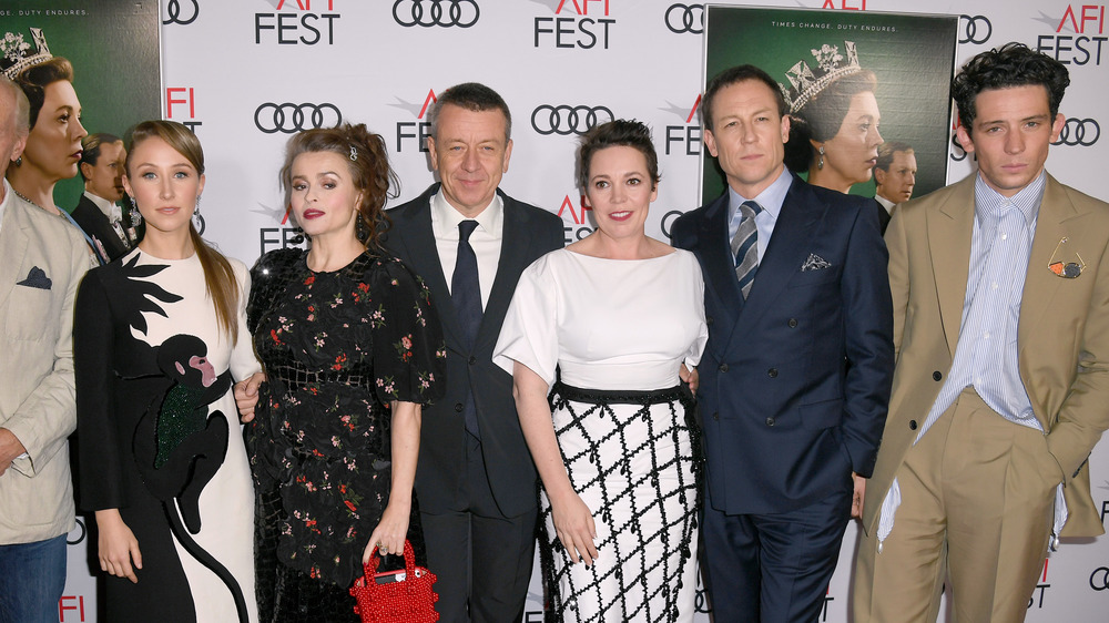 The Crown cast and creator 