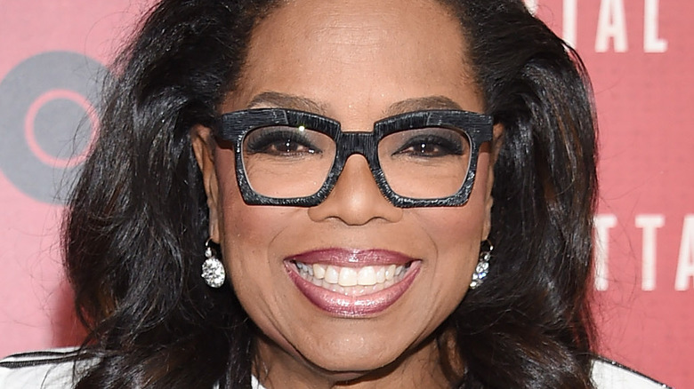 Oprah on the red carpet.