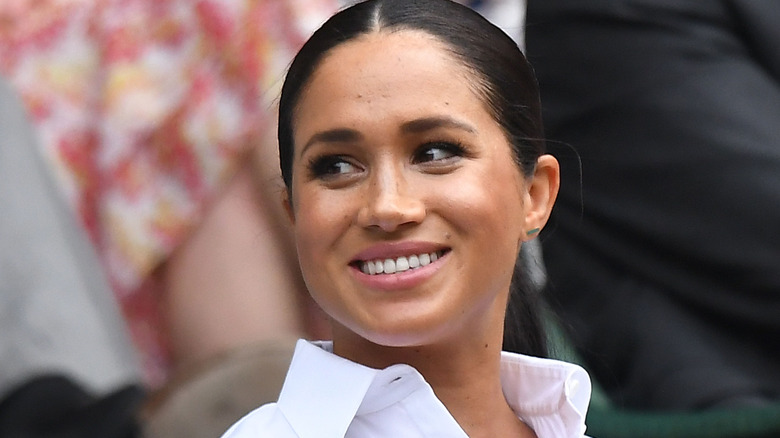 Meghan Markle smiling