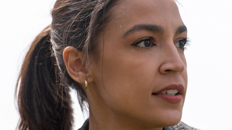 Alexandria Ocasio-Cortez outdoors