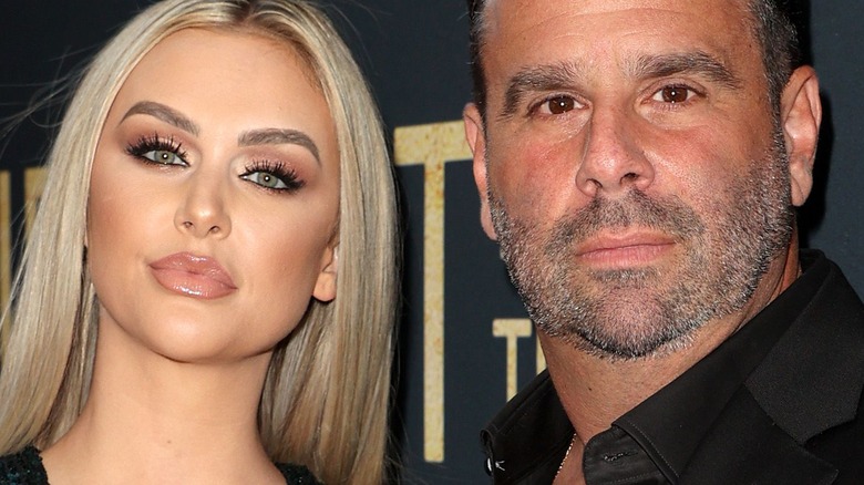 Lala Kent and Randall Emmett looking serious