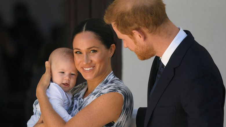 Baby Archie, Prince Harry and Meghan Markle