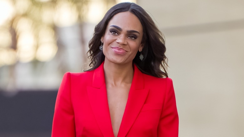 The Bachelorette's Michelle Young smiling