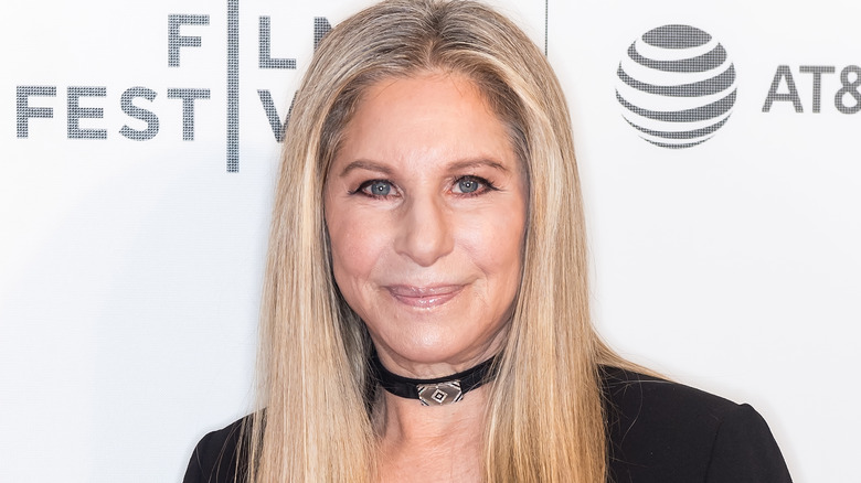 Barbra Streisand smiling