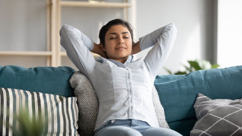 Woman relaxing