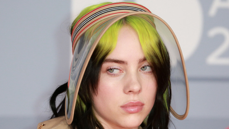 Billie Eilish looks grumpy on the red carpet