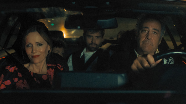 (L-R) Leslie Mann, Cooper Raiff, and Brad Garrett