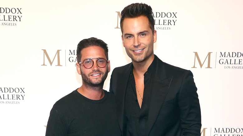 Josh Flagg and Bobby Boyd attend the Grand Opening Maddox Gallery 