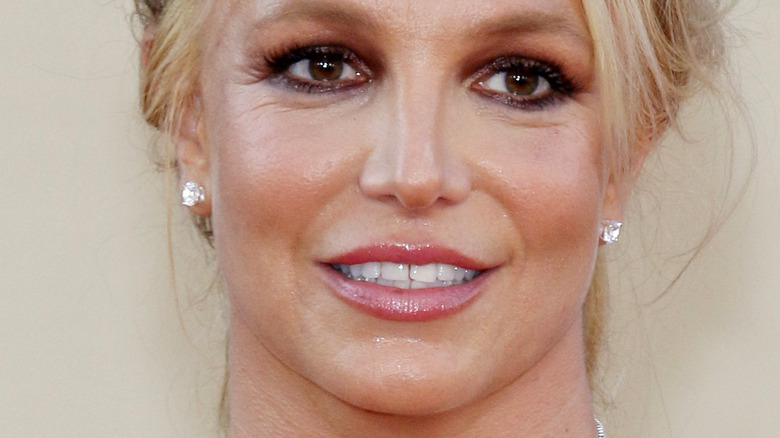 Britney Spears looking surprised