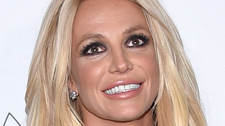 Britney Spears smiling