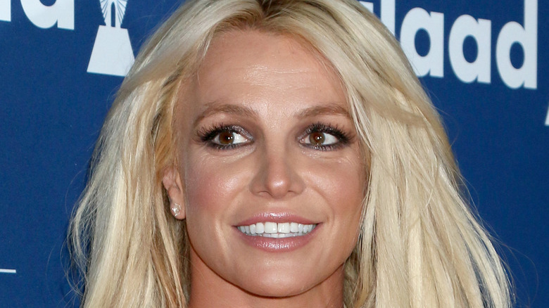 Britney Spears smiling