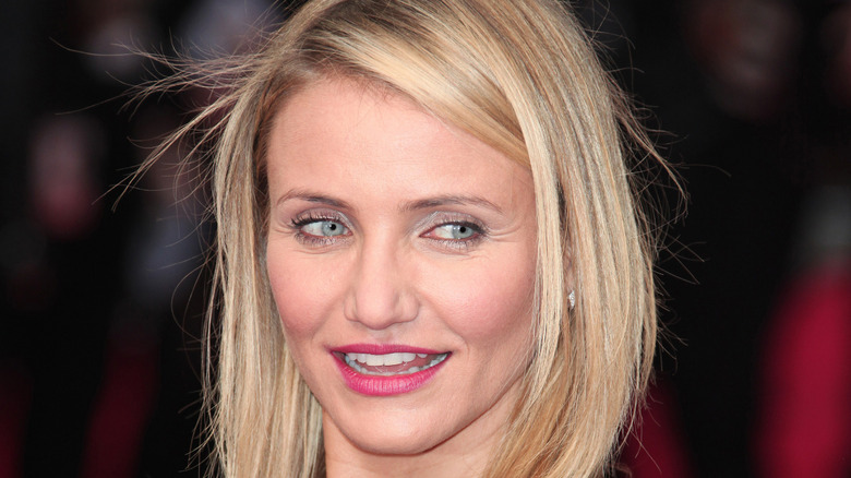 Cameron Diaz attends the 2014 UK Gala premiere of The Other Woman