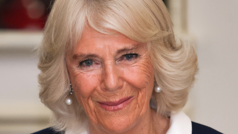 Camilla Parker Bowles smiling