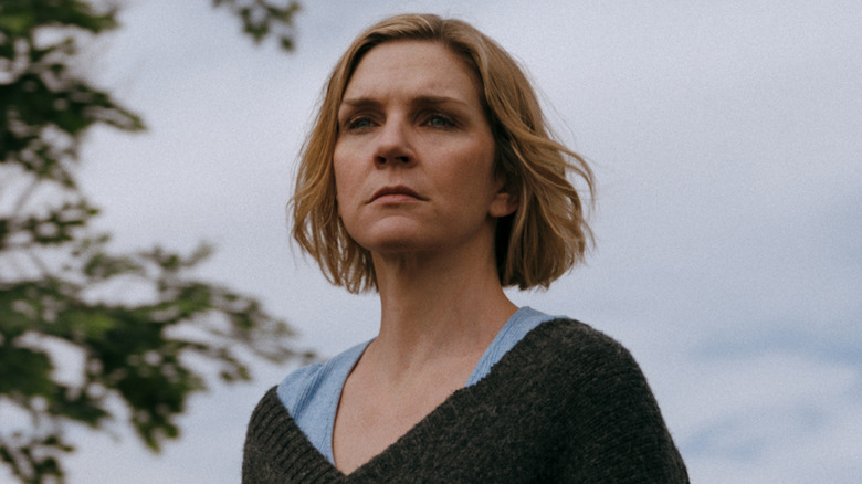 Rhea Seehorn in a scene from Pluribus