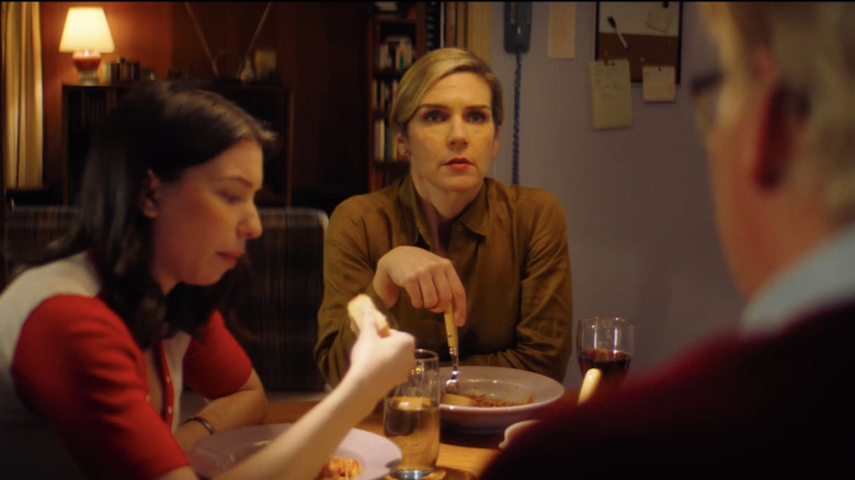 Rhea Seehorn in a scene from Linoleum