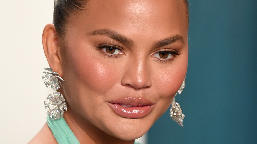 Chrissy Teigen close up