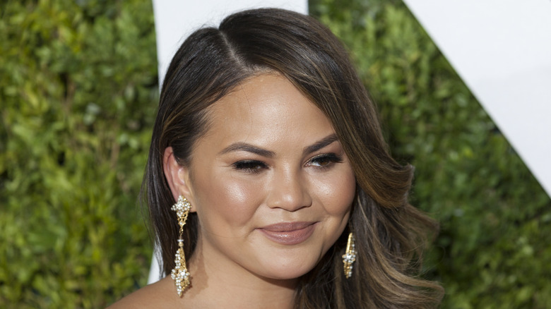 Chrissy Teigen smiling