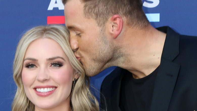 Colton Underwood kisses Cassie Randolph