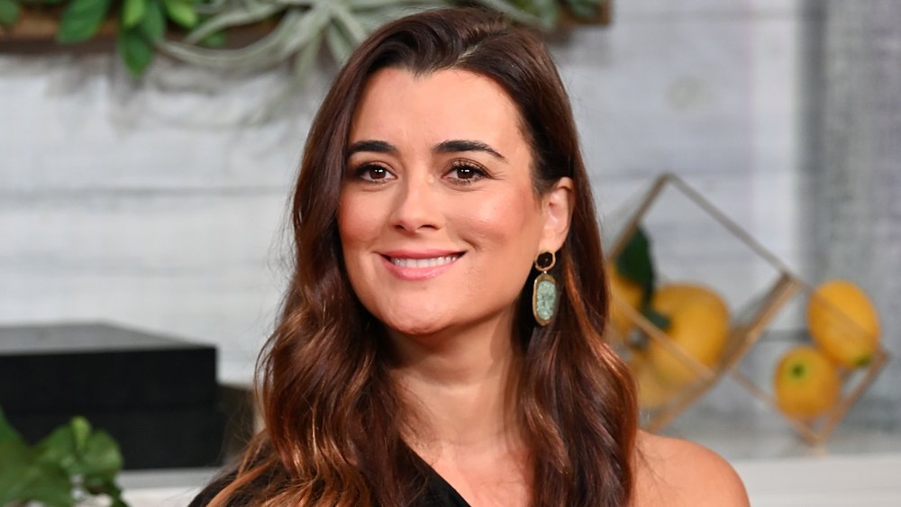 Cote de Pablo (NCIS' Ziva David) smiling during an interview