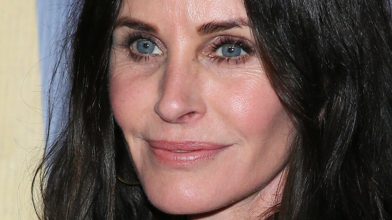 Courteney Cox smiling up close