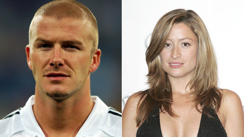 David Beckham and Rebecca Loos
