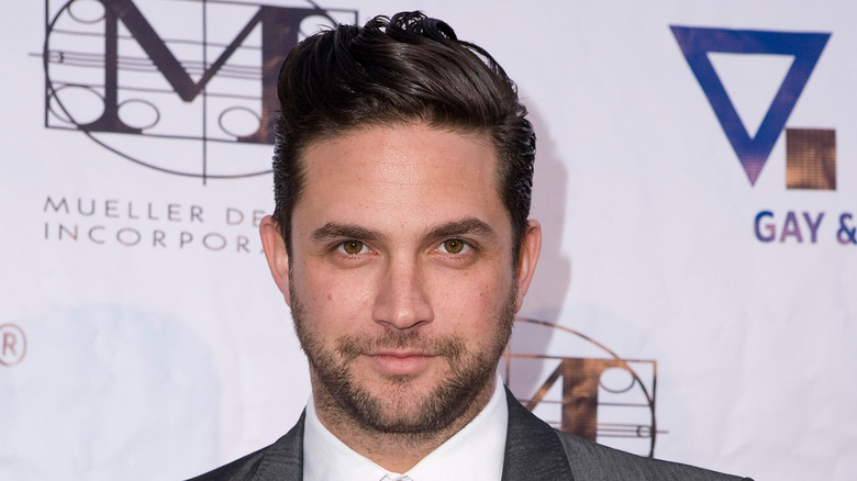 Brandon Barash on the red carpet.  