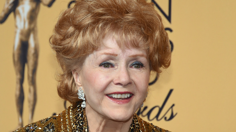 Debbie Reynolds on red carpet 