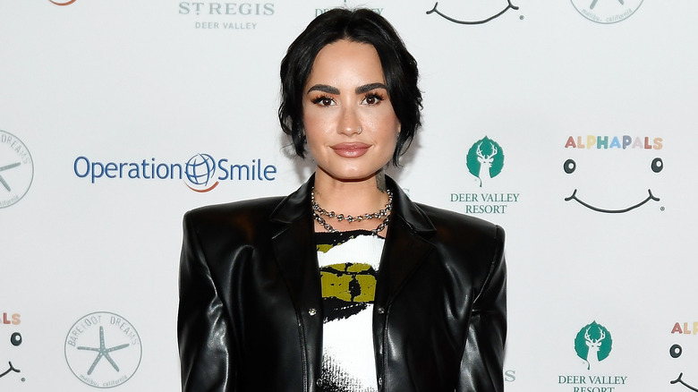 Demi Lovato smiling