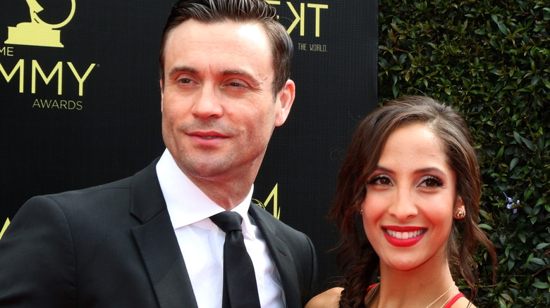 Daniel Goddard Christel Khalil smiling