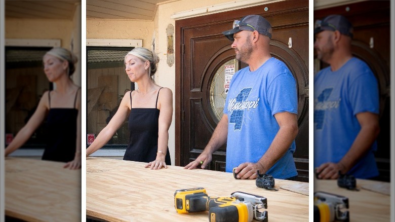Bryan and Sarah Baeumler appear on Renovation Island
