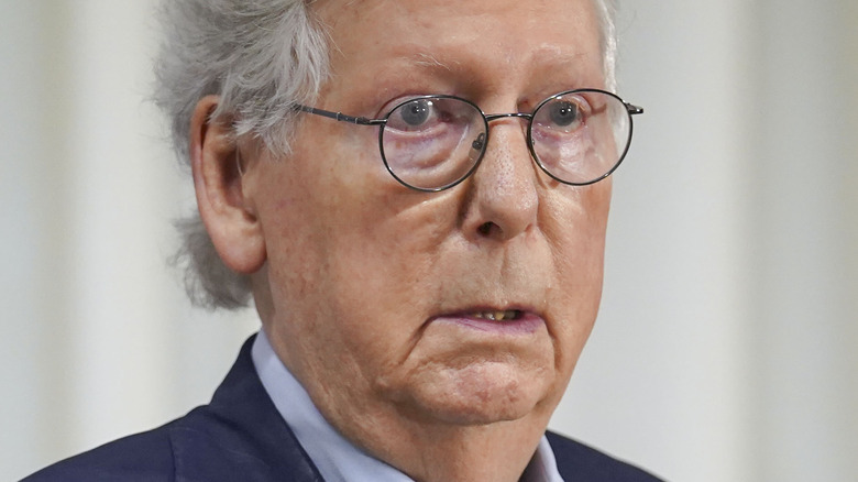 Mitch McConnell in August 2021