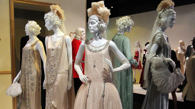 Downton Abbey costumes on display 