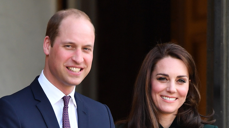 Prince William and Kate Middleton posing together