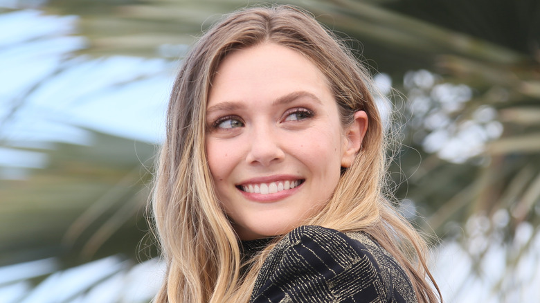 Elizabeth Olsen smiling brightly