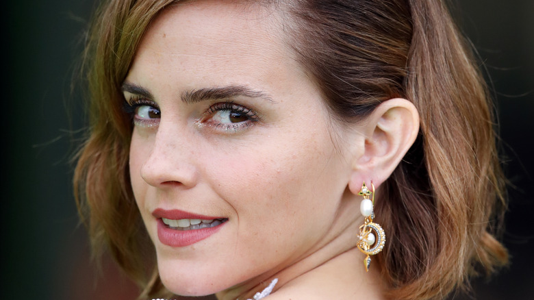 Emma Watson strikes a pose for the cameras
