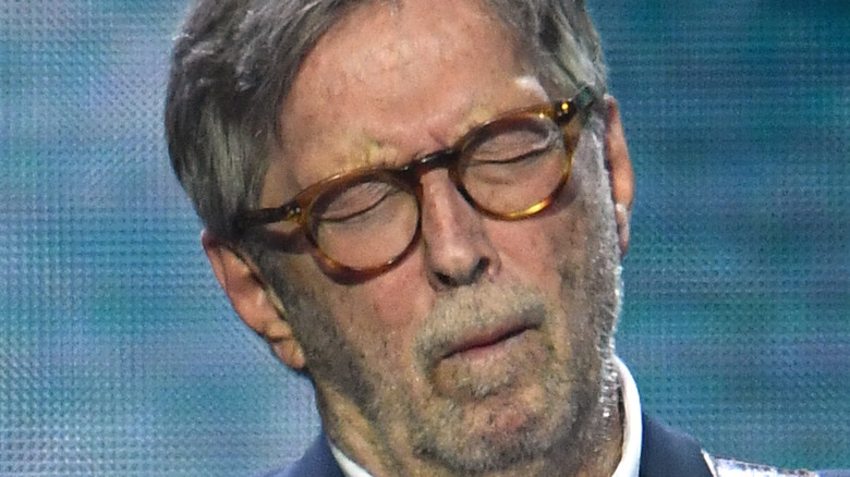 Eric Clapton performing in 2020