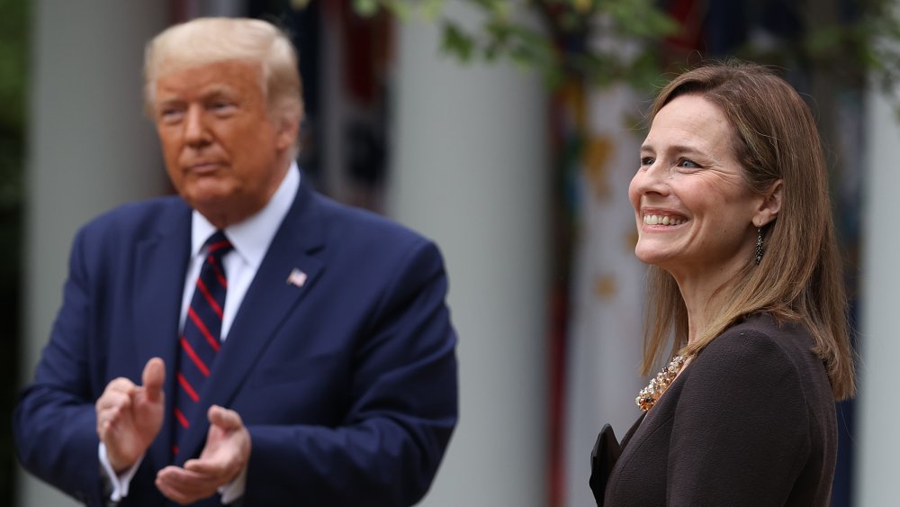 Amy Coney Barrett at Supreme Court nomination 