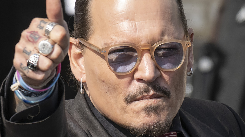 Johnny Depp at trial