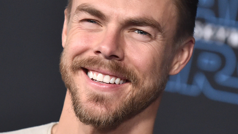 Derek Hough with wide smile